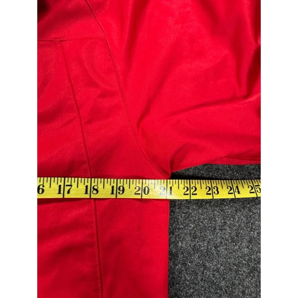 Adidas Nebraska Cornhuskers Full Zip Track Jacket Red 3 Stripe NCAA